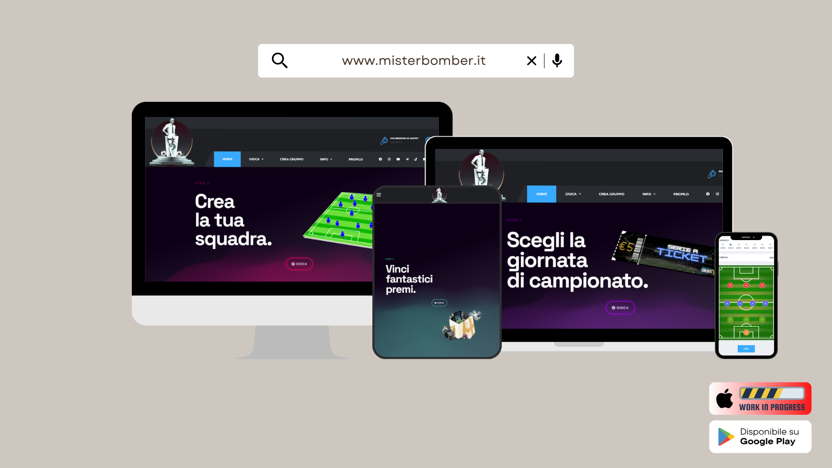 Dispositivi disponibili