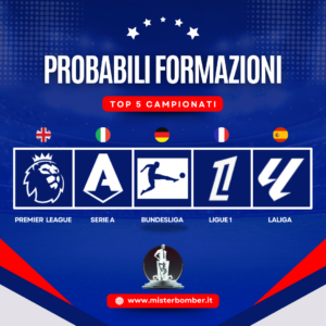 Probabili formazioni
